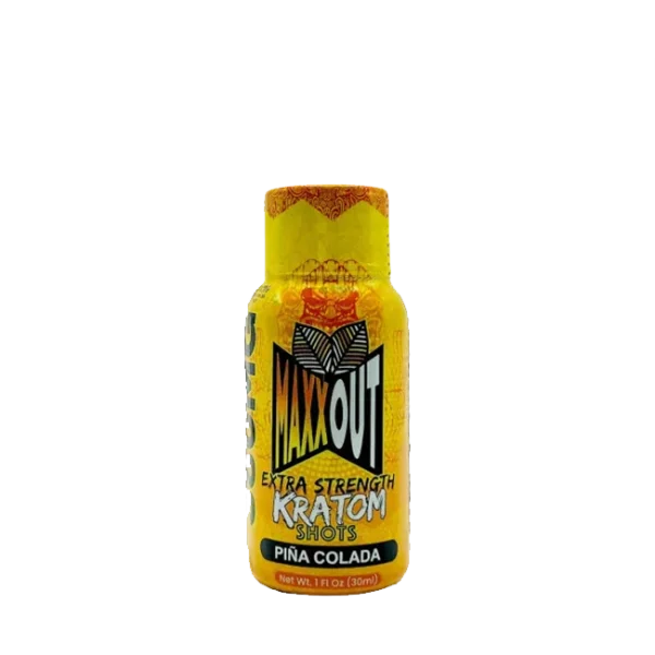 MAXX OUT Kratom 380 MG Pina Colada Shots - Image 2